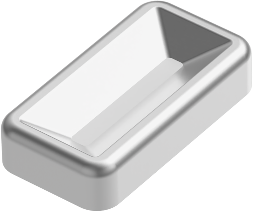 Instrumenten-Tablett - 49x26x10 mm AL2724-1 – ASA Dental S.p.A. Uninominale, Trays, Sterilcontainer und Zubehör