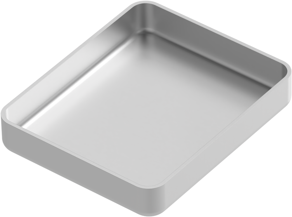 Instrumenten-Tablett - 59x49x10 mm AL2724-4 – ASA Dental S.p.A. Uninominale, Trays, Sterilcontainer und Zubehör