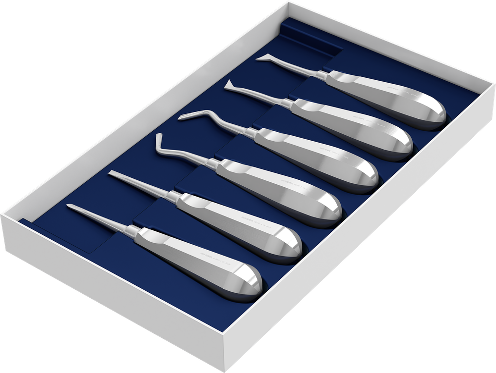 Set mit 6 Wurzelhebern S0200-6 – ASA Dental S.p.A. Uninominale, Wurzelheber