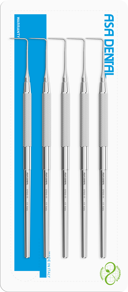Sonden mit anatomischem Griff Set Nr. 5 # 11 - 11 S0700-11