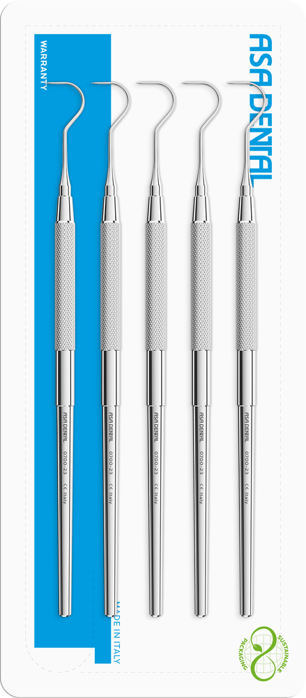 Sonden mit anatomischem Griff Set Nr. 5 # 23 - 23 S0700-23
