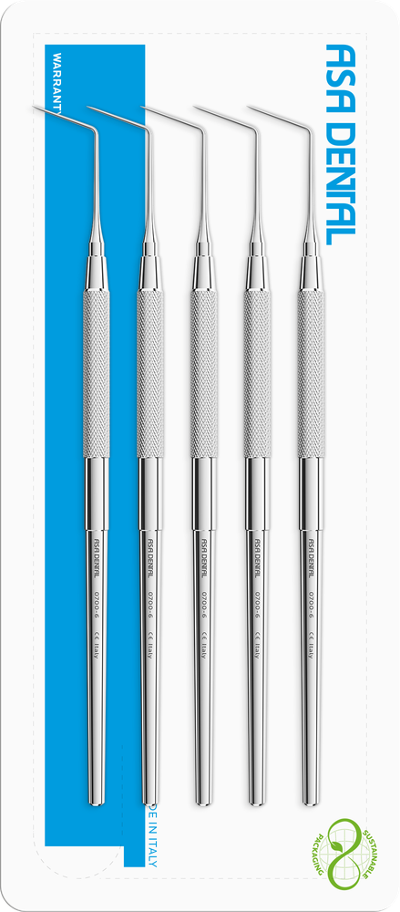 Sonden mit anatomischem Griff Set Nr. 5 # 6 S0700-6