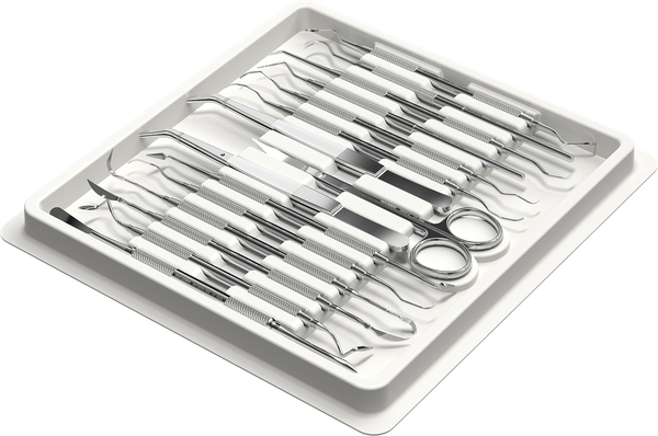 Set mit 15 Paradontologie-Instrumenten S1899