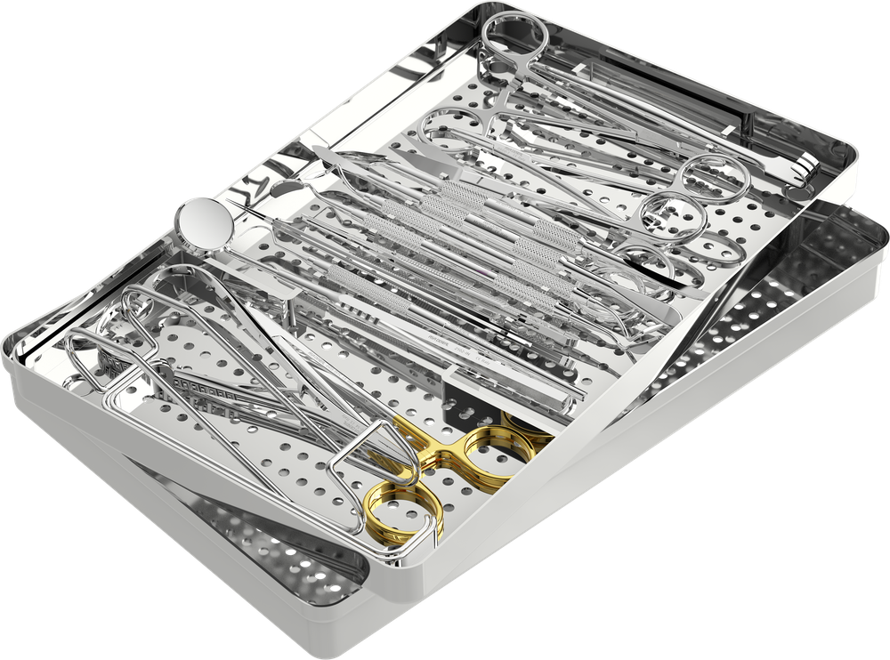 Chirurgie-Set mit 17 Instrumenten S3002-17 – ASA Dental S.p.A. Uninominale, Sonstige chirurgische Instrumente