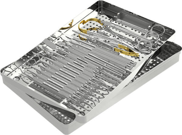 Chirurgie-Set mit 17 Instrumenten S3002-18