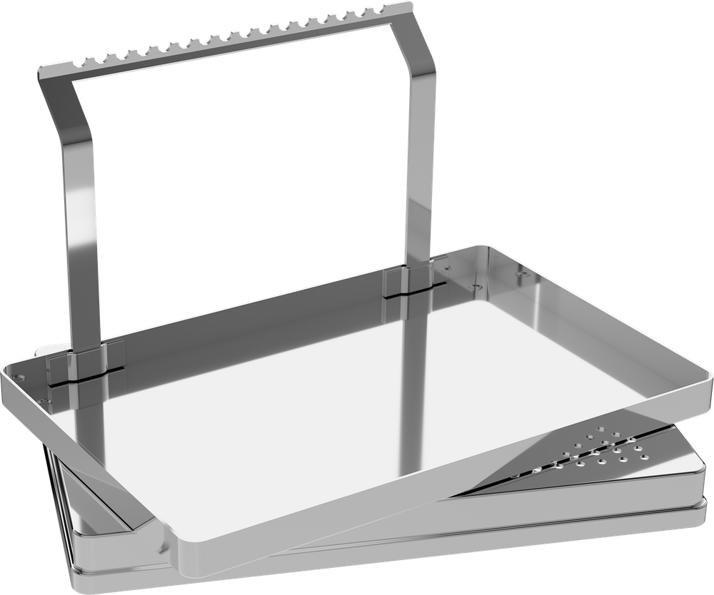 Instrumenten-Tablett - Zangen-Tablett - Zangen-Tablett Edelstahl STANDARD S5800 – ASA Dental S.p.A. Uninominale, Trays, Sterilcontainer und Zubehör