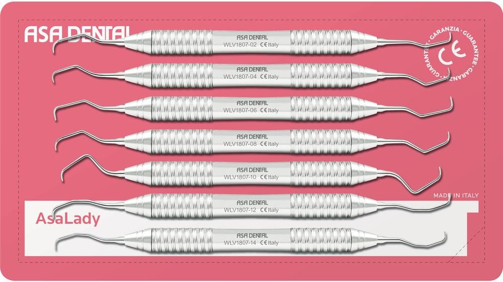 AsaLady Küretten-Set Nr.7 GRACEY SWLV1807 – ASA Dental S.p.A. Uninominale, Küretten