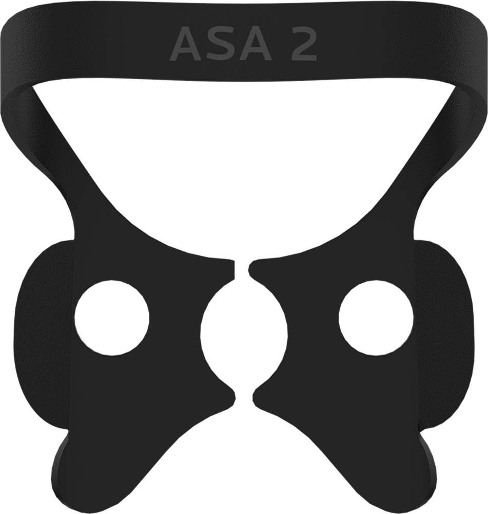 UK-/OK-Prämolaren - mit Flügel VS3052-2 – ASA Dental S.p.A. Uninominale, Kofferdamklammern