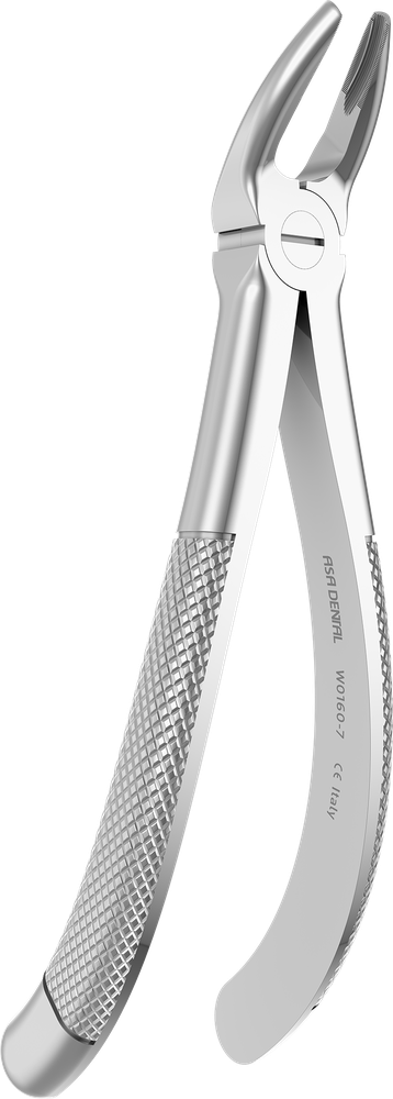 OK-Frontzähne, OK-Prämolaren - 15.5 ± 0.1 cm - mit geriffelten Spitzen W0160-7 – ASA Dental S.p.A. Uninominale, Extraktionszangen Oberkiefer