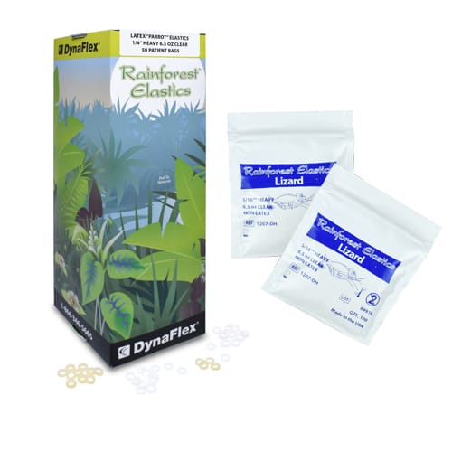 RAINFOREST ELASTICS LATEX CLEAR