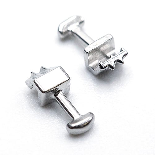 SHARK TOOTH CRIMPABLE BALL HOOK M-1020335204 – Dynaflex Orthodontics USA, Sonstige Brackets