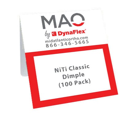 NITI CLASSIC DIMPLE WIRE 100 PACK M-NCDP014LB