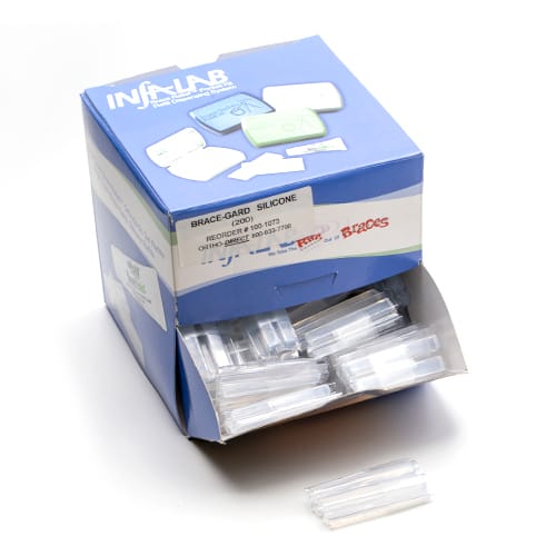 BRACE GARD SILICONE BRACE WAX SQUARES O-100-1073 – Dynaflex Orthodontics USA, Sonstiges KFO