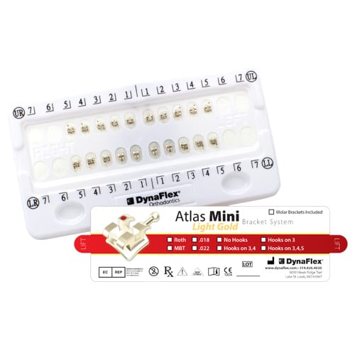 ATLAS MINI LIGHT GOLD BRACKET SYSTEM 200-R8-345
