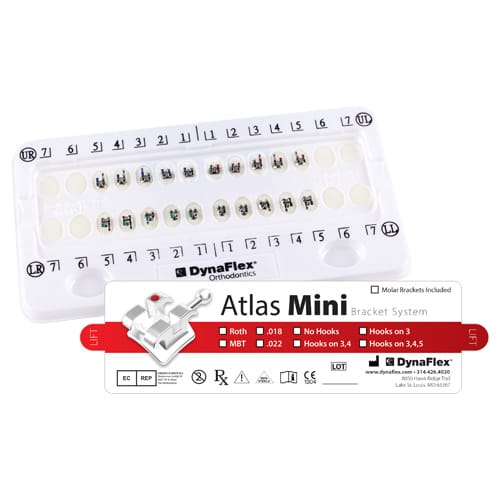 ATLAS MINI BRACKET SYSTEM – Dynaflex Orthodontics USA, Metallbrackets