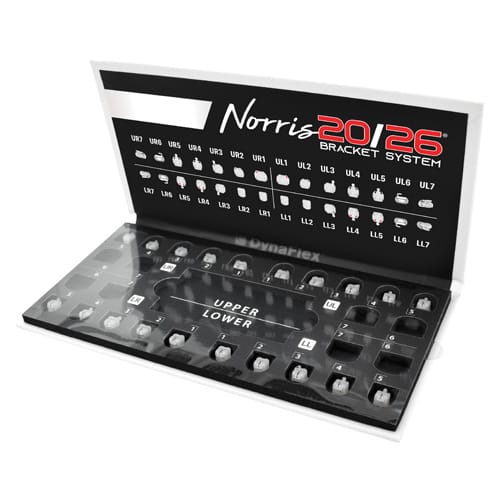NORRIS 20/26® CLEAR BRACKETS P220-01C5