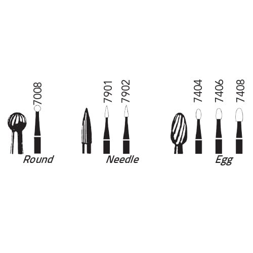 16 FLUTED BUR O-109-1252 – Dynaflex Orthodontics USA, Schleif- und Polierkörper (Steine, Scheiben, Gummipolierer, Trennscheiben)