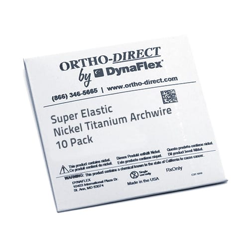 SUPER ELASTIC NICKEL TITANIUM WIRE 10 PACK O-950-1019