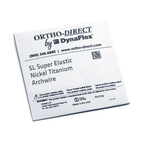 SL SUPER ELASTIC NICKEL TITANIUM WIRE 10 PACK O-950-1060 – Dynaflex Orthodontics USA, Stangendrähte