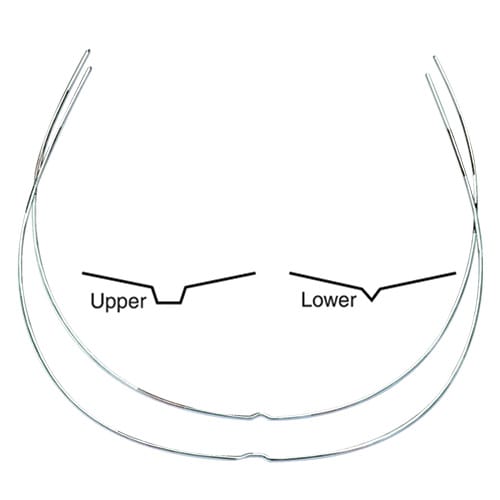 SUPER ELASTIC DIMPLED FLAT NICKEL TITANIUM WIRE 10 PACK O-950 – Dynaflex Orthodontics USA, Sonstige Drahtelemente