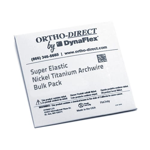 SUPER ELASTIC NICKEL TITANIUM ARCHWIRE BULK PACK O-950-7024
