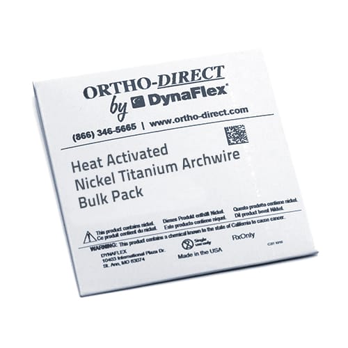 HEAT ACTIVATED NICKEL TITANIUM WIRE BULK PACK O-950-8001