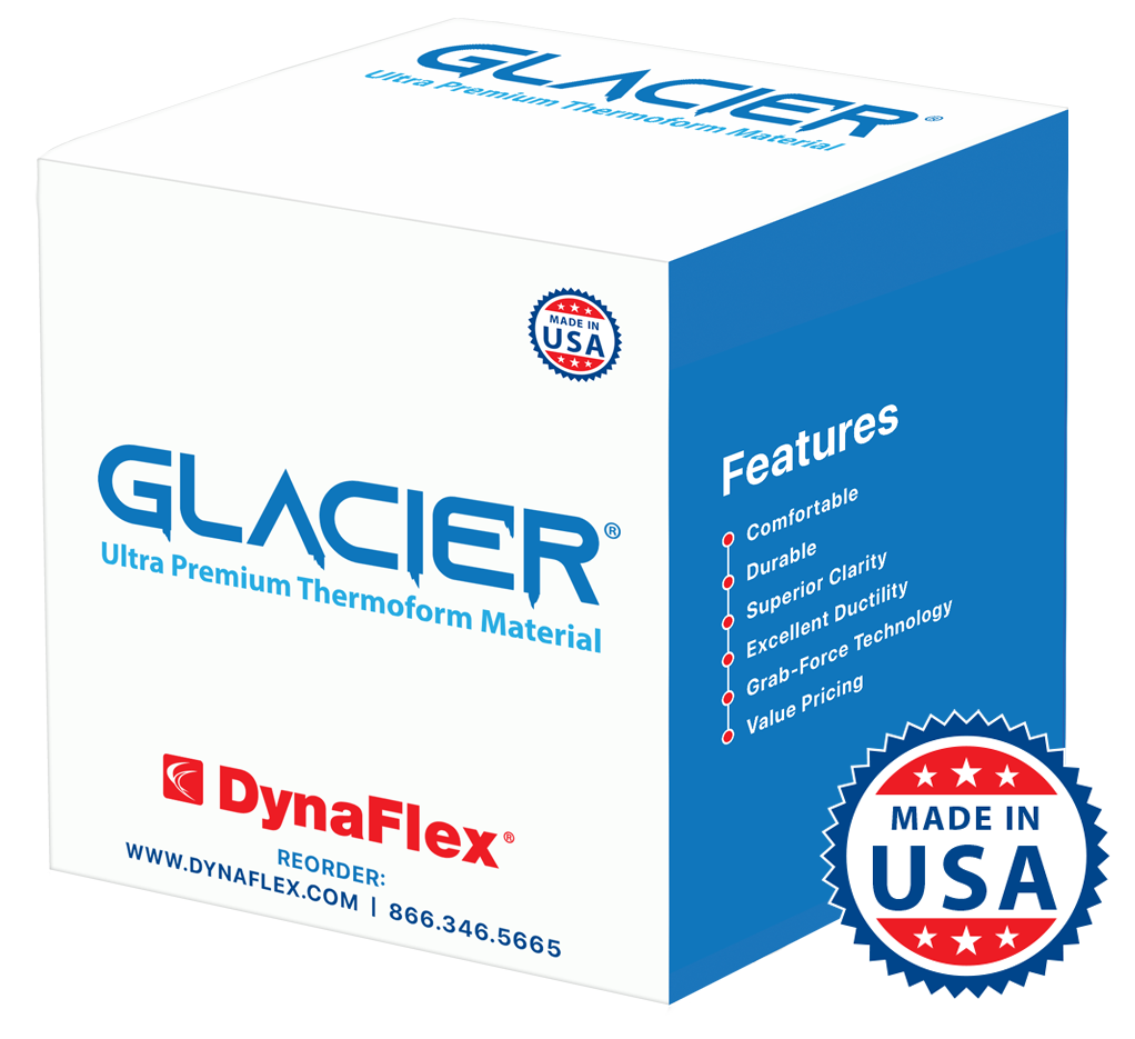Glacier® Thermoformmaterial – Dynaflex Orthodontics USA, Tiefziehfolien und -platten