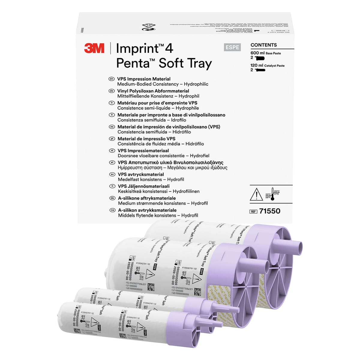 3M™ インプリント™ 4 印象材 71550, 71550S, 71550W – Solventum, C-Silikone