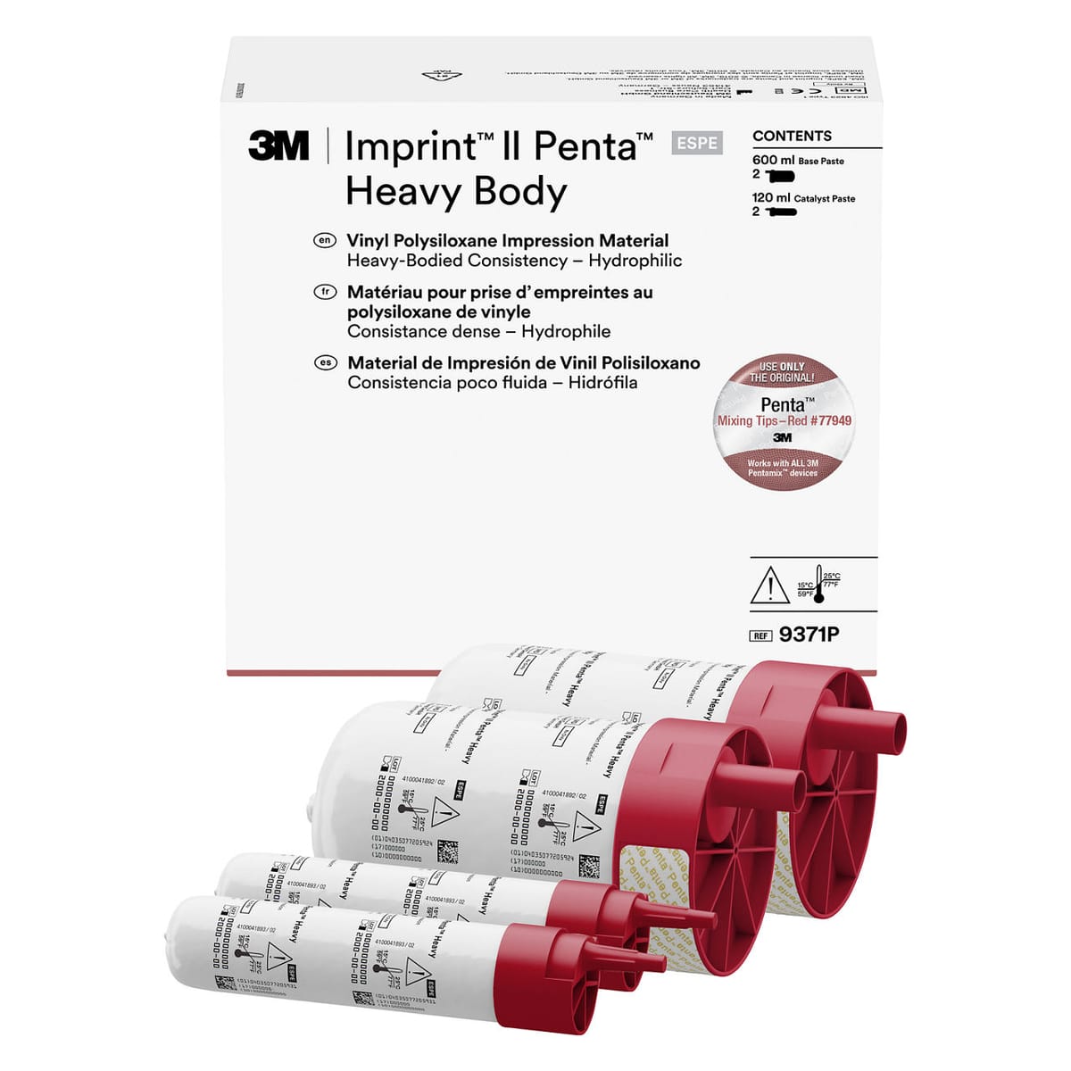 3M™ Imprint™ II Monophase VPS Impression Material 9371P – Solventum, Polyethergummi
