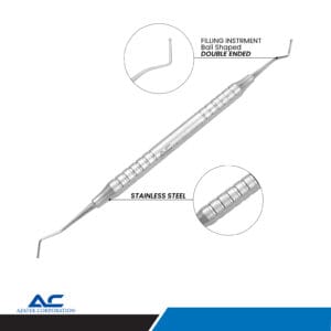 Restorative Filling Instrument – Ball Shaped, Size 1.0/1.5mm – Precision Dental Tool – ARCK CARE UK LTD, Füllungsinstrumente