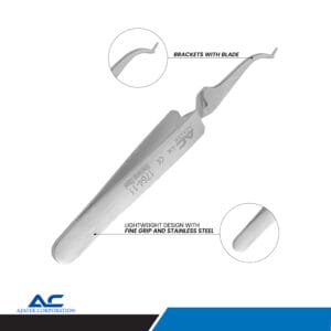 Buccal Tube Tweezer, 12cm – Precision Orthodontic Instrument – ARCK CARE UK LTD, Zangen