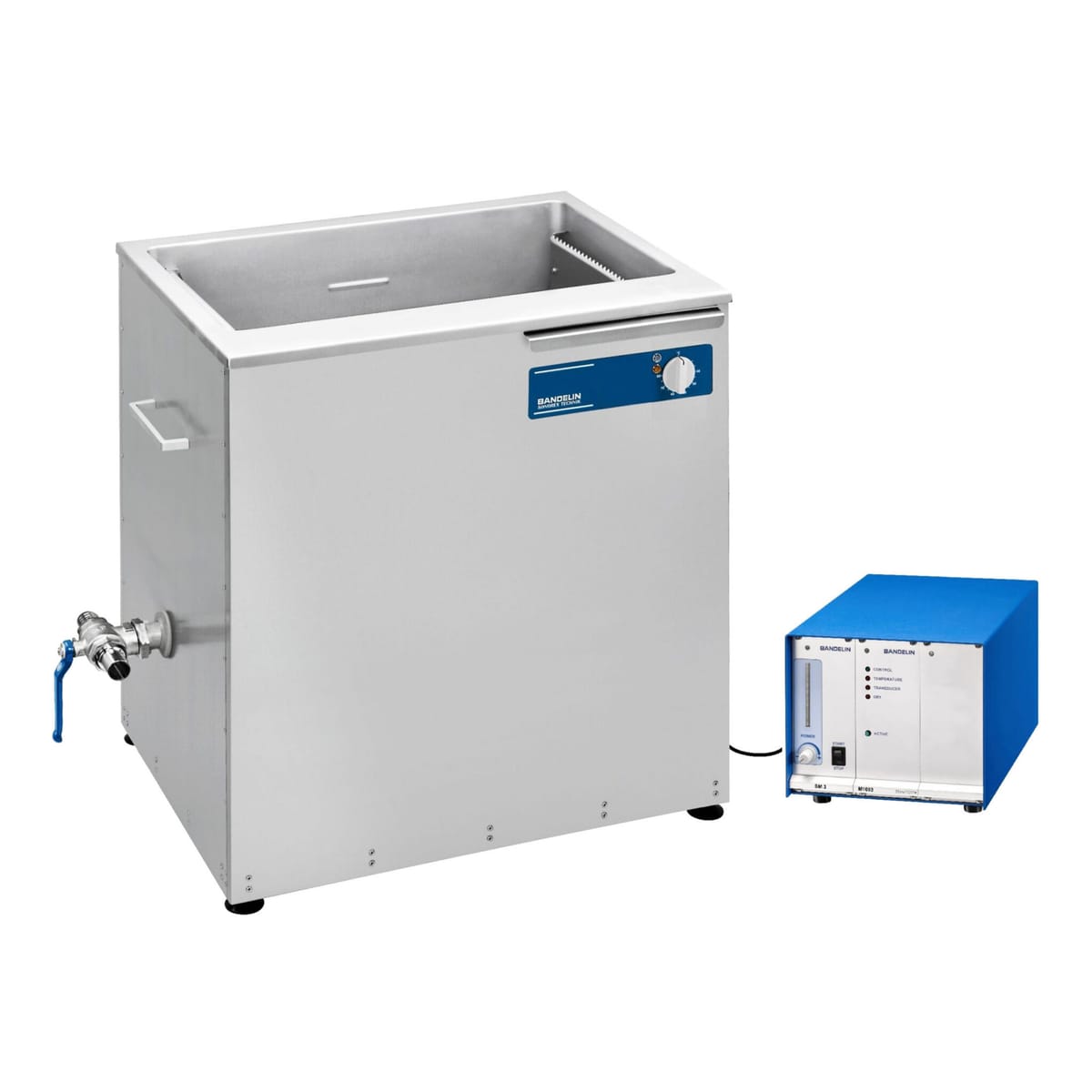 SONOREX TECHNIK ZM 112 UH Ultrasonic bath with overflow pocket and heater, 25 kHz 9120 – Bandelin electronic GmbH & Co. KG, Ultraschallgeräte