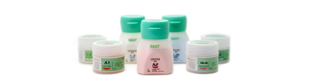 BAOT PFZ Zirconia Porcelain Dental Crown Material – Baot Biological Technology Co.,Ltd., Keramikmassen