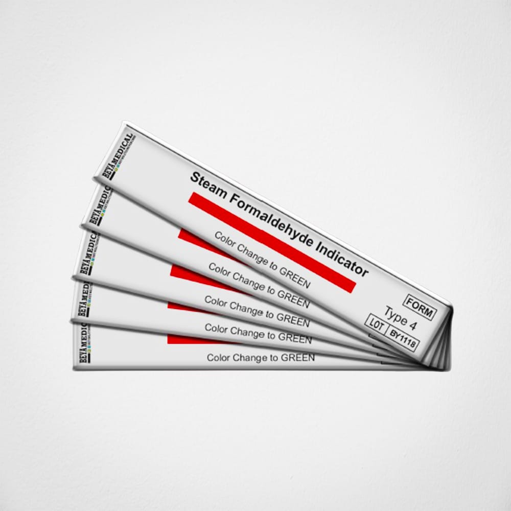 Steam Formaldehyde Chemical Indicator – BEYA MEDIKAL ITH.IHR.SAN ve TIC LTD.STI., Sterilisationszubehör