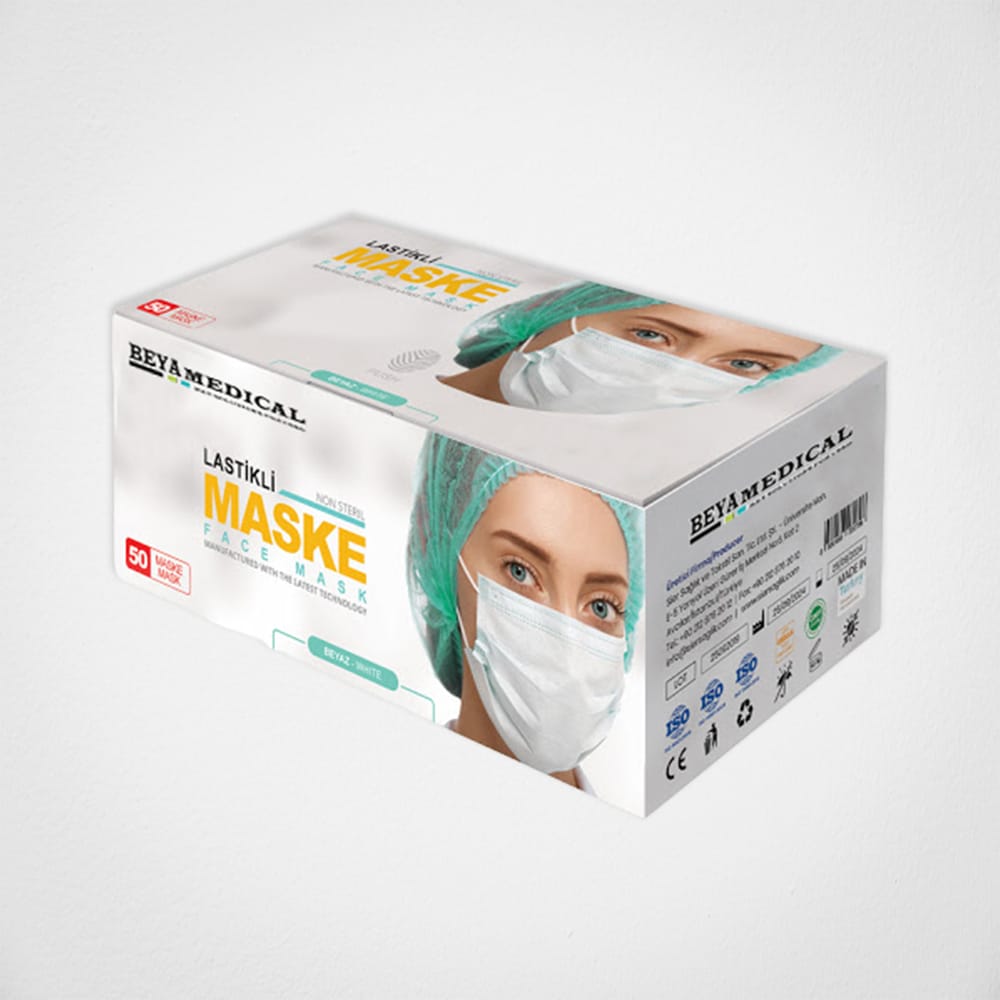 3 Ply Face Mask – BEYA MEDIKAL ITH.IHR.SAN ve TIC LTD.STI., Mundschutz