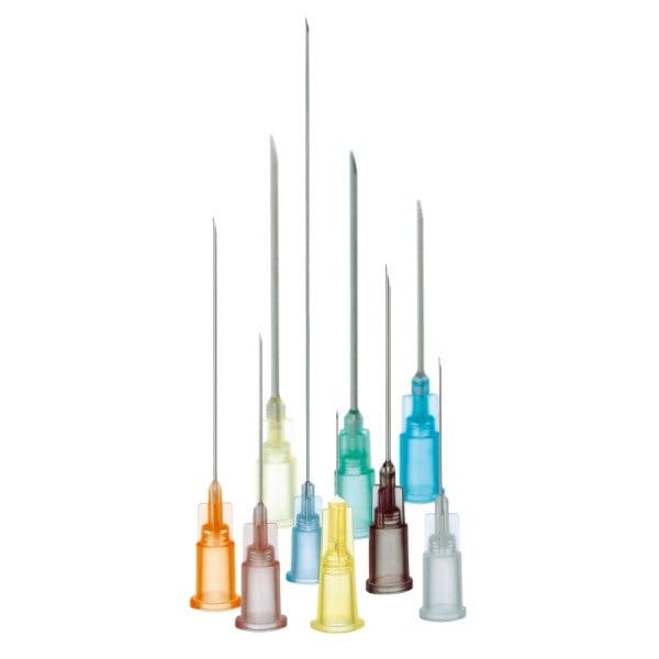 blau (0,6 x 25 mm), 23G – Biewer medical Medizinprodukte, Injektionskanülen für Zylinderampullenspritze