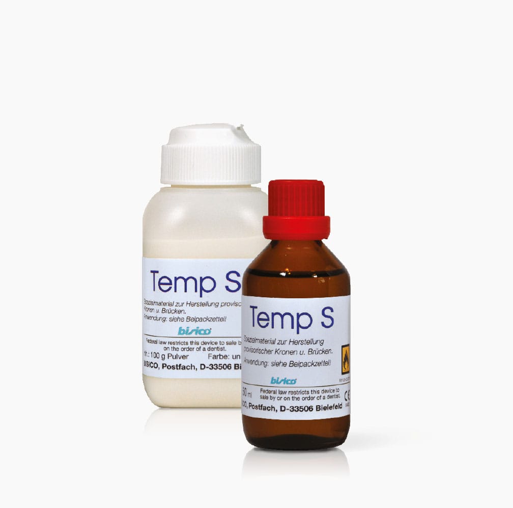 Temp S – Bisico Bielefelder Dentalsilicone GmbH & Co. KG, Provisorische K+B-Materialien