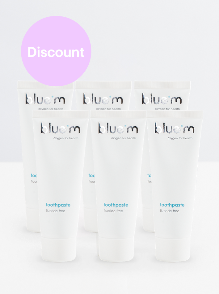 Toothpaste Fluoride Free Package Deal TPI75_6 – Bluem Europe 5 Pillars Research BV, Zahnpasta