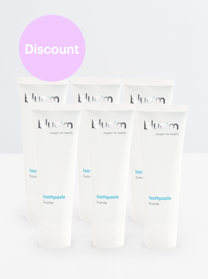 Toothpaste Calcium Fluoride Package Deal TPP75_6 – Bluem Europe 5 Pillars Research BV, Zahnpasta