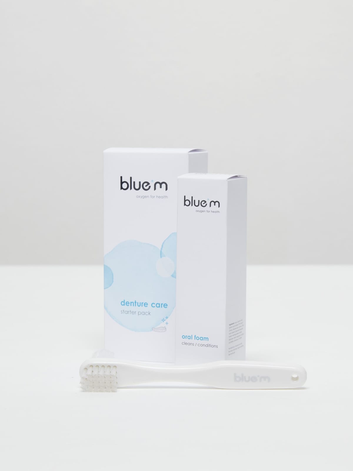 Denture Care pack DCP – Bluem Europe 5 Pillars Research BV, Prothesendesinfektion / -reinigung
