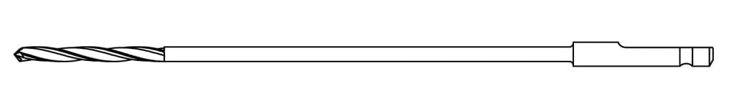 KM166-315-28 DePuy® Synthes® Replacement Quick Connect Solid Twist Drill – Brasseler, Chirurgische Instrumente