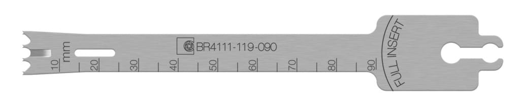 BR4111-119-090 Stryker Replacement Large Bone Sagittal Dual Cut Aggressive Saw Blade – Brasseler, Skalpelle und Zubehör