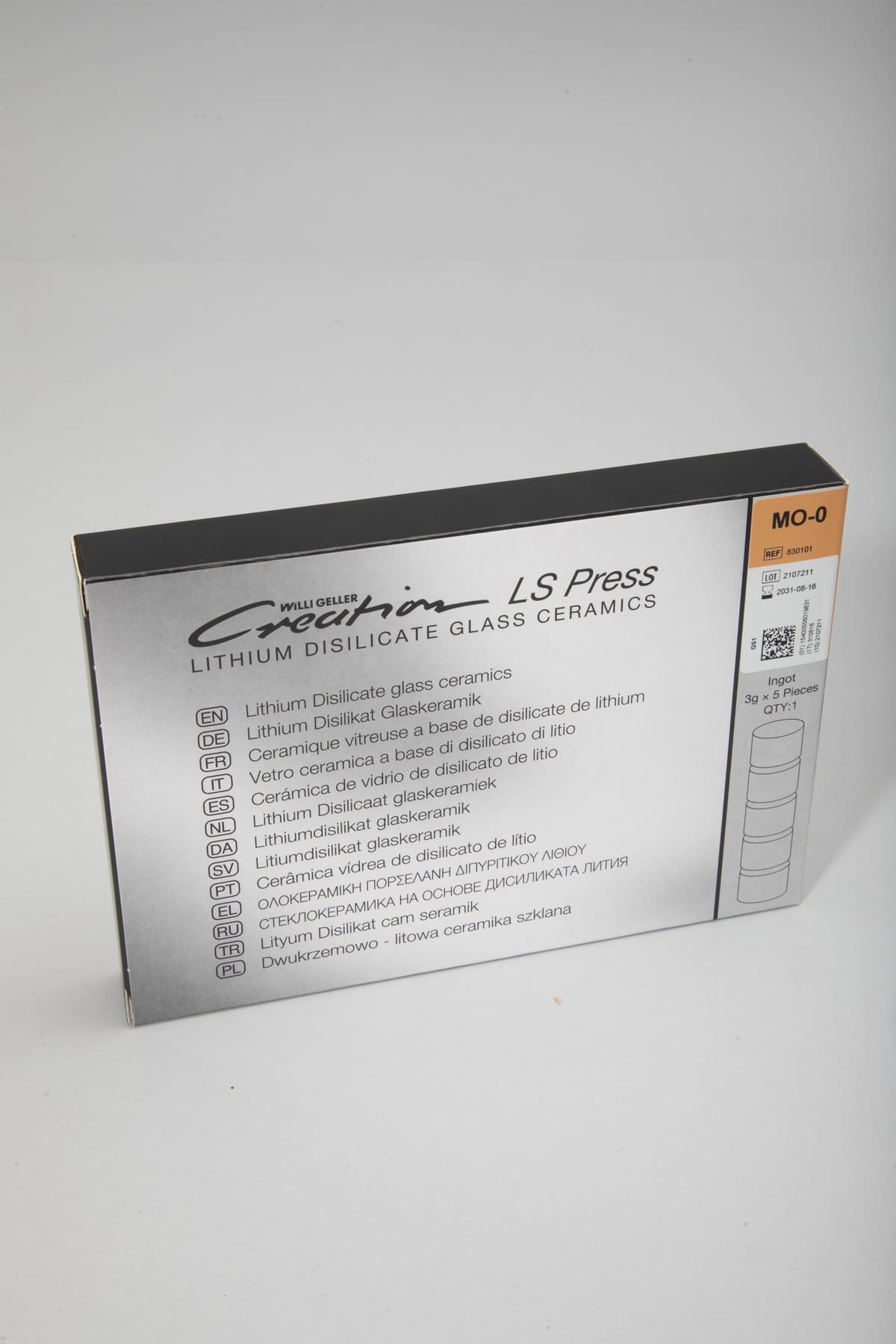 Creation LS/ Press MO-0, 5 x 3 g 830101 – Creation Willi Geller International GmbH, Lithium-Disilikat