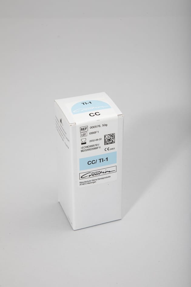 CC / Transpa TI-1 blue, 50 g 000576 – Creation Willi Geller International GmbH, Metallkeramik