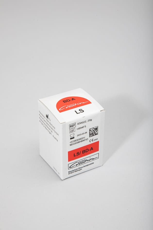 LS / Bleach Dentine BD-A, 20 g 830022 – Creation Willi Geller International GmbH, Lithium-Disilikat