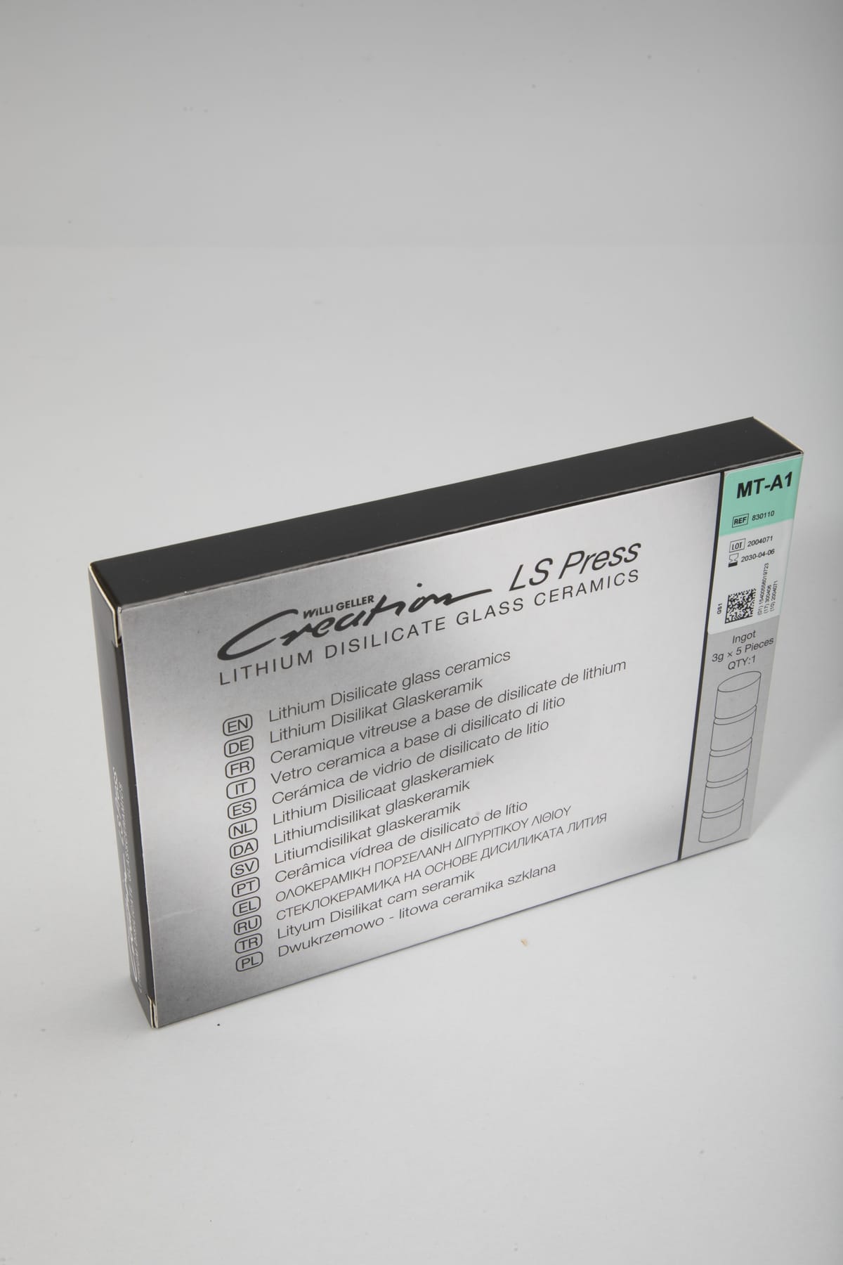 Creation LS/ Press MT-B00, 5 x 3 g 830108 – Creation Willi Geller International GmbH, Lithium-Disilikat