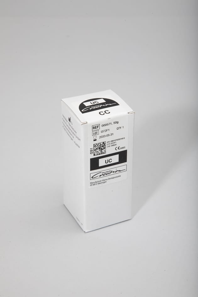 CC / Window UC, 50 g 000571 – Creation Willi Geller International GmbH, Metallkeramik