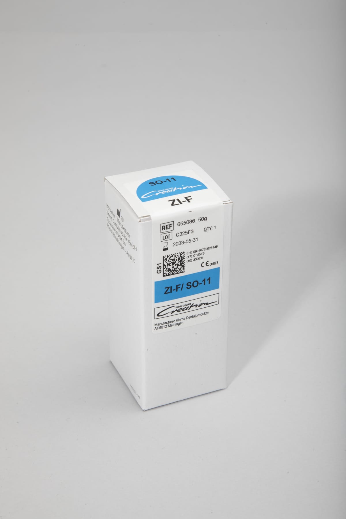 ZI-F / Effect Enamel SO-11 orange, 50 g 655086 – Creation Willi Geller International GmbH, Leucitkeramik