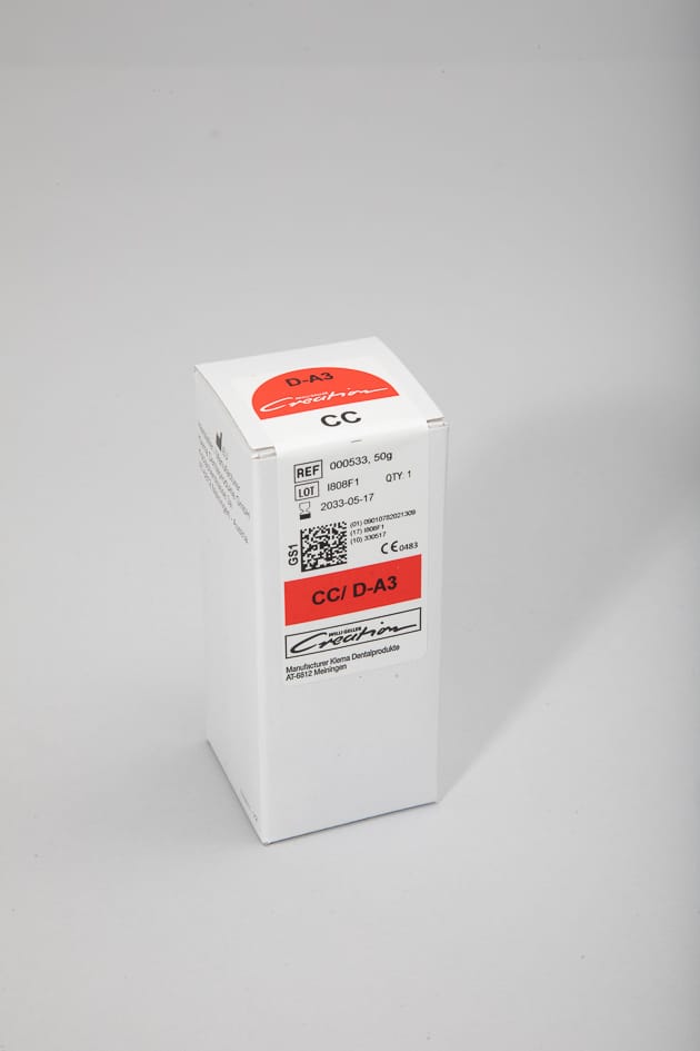 CC / Dentine D-A1, 50 g 000531 – Creation Willi Geller International GmbH, Metallkeramik