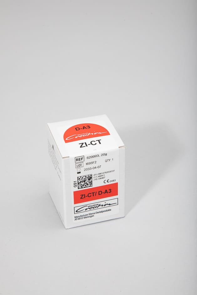 ZI-CT / Dentine D-A3, 20 g 620003 – Creation Willi Geller International GmbH, Leucitkeramik